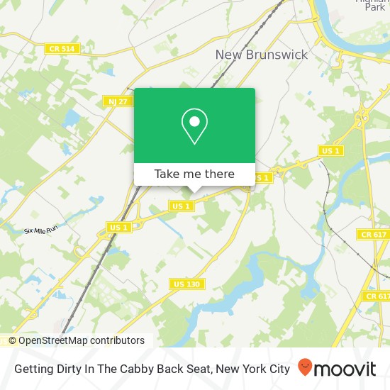 Getting Dirty In The Cabby Back Seat map