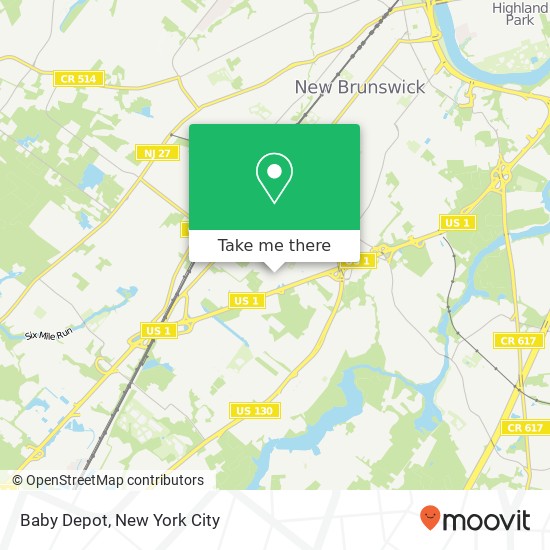 Baby Depot map