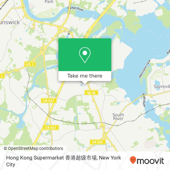 Hong Kong Supermarket 香港超级市場 map