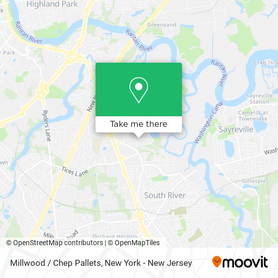 Millwood / Chep Pallets map