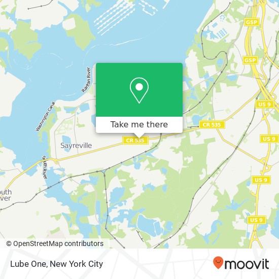 Lube One map