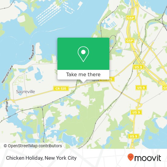 Chicken Holiday map