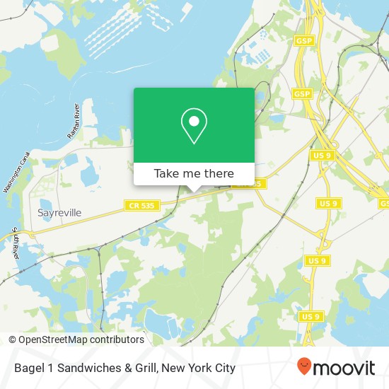 Bagel 1 Sandwiches & Grill map