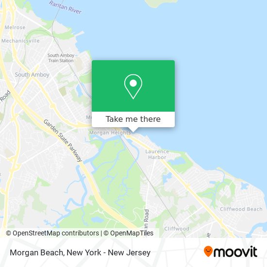 Morgan Beach map