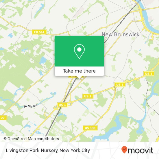 Livingston Park Nursery map