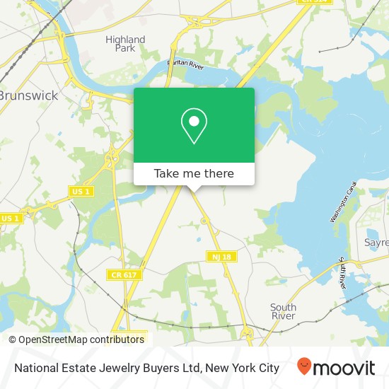 National Estate Jewelry Buyers Ltd map