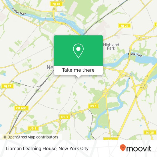 Mapa de Lipman Learning House