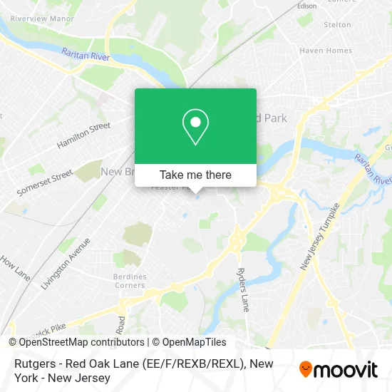 Rutgers - Red Oak Lane (EE / F/REXB / REXL) map