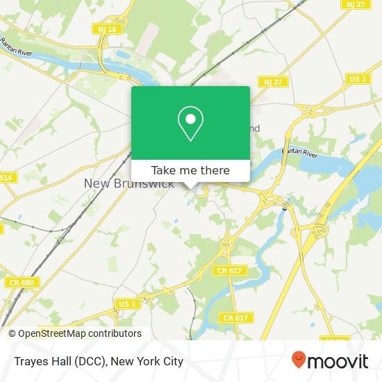 Trayes Hall (DCC) map