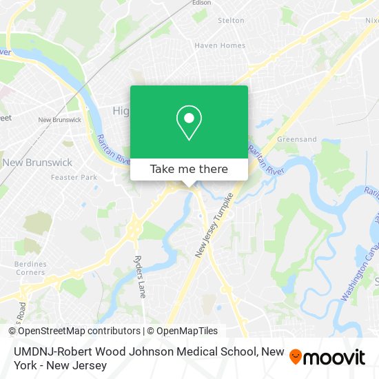 UMDNJ-Robert Wood Johnson Medical School map