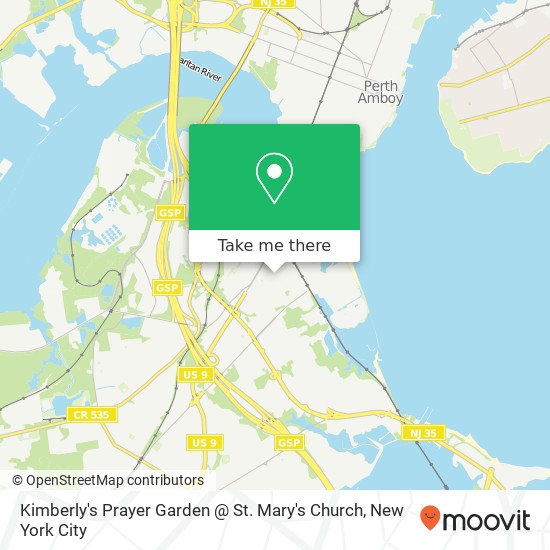 Kimberly's Prayer Garden @ St. Mary's Church map