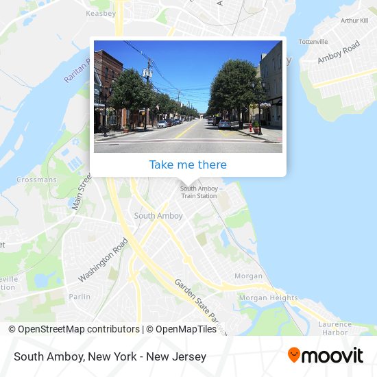 South Amboy map