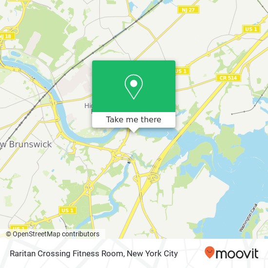 Raritan Crossing Fitness Room map