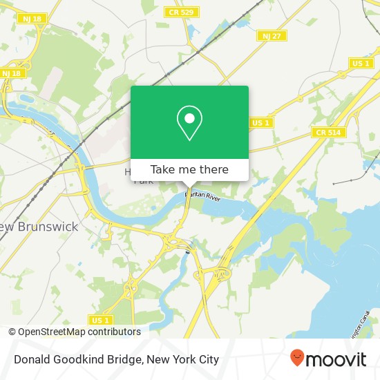 Donald Goodkind Bridge map