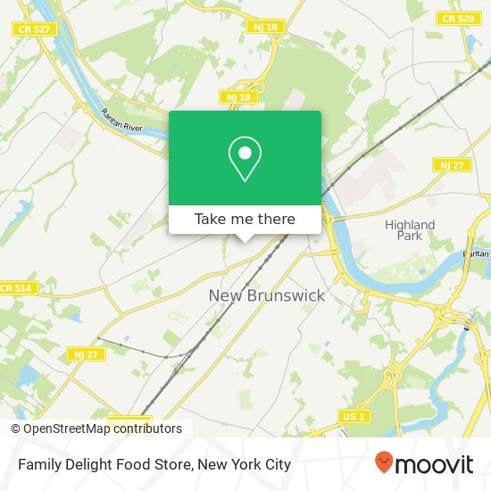 Mapa de Family Delight Food Store