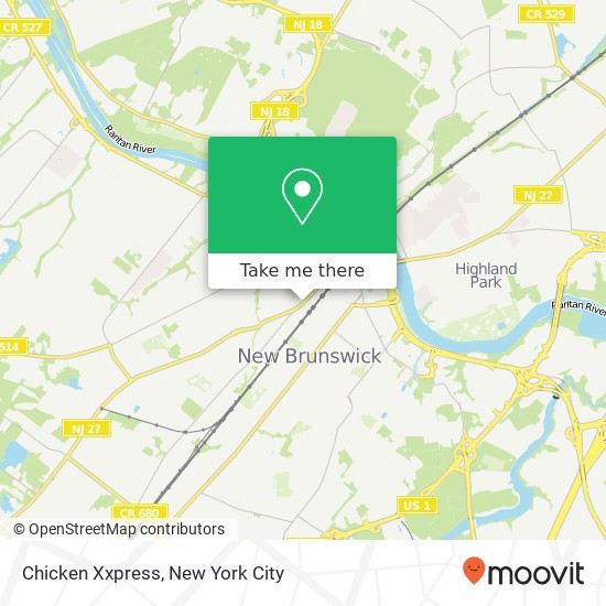 Chicken Xxpress map