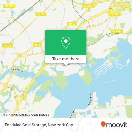 Fondulac Cold Storage map