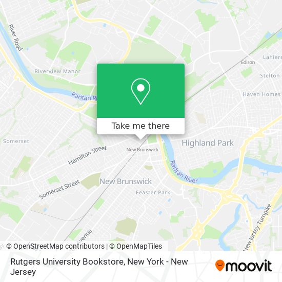 Mapa de Rutgers University Bookstore