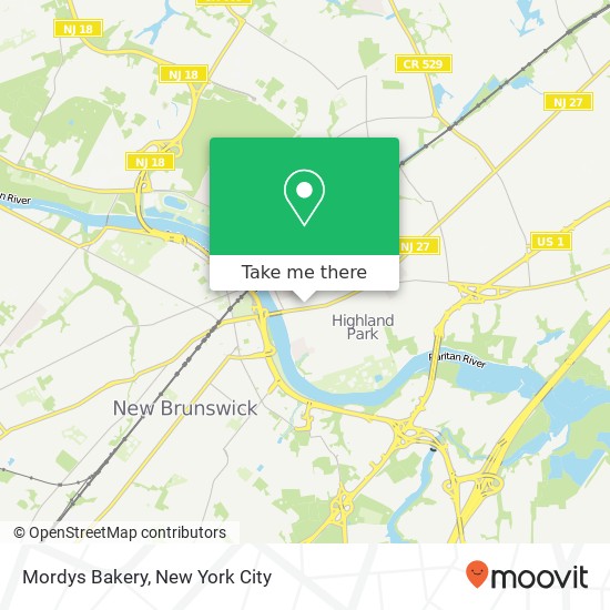 Mordys Bakery map