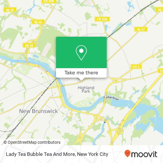 Mapa de Lady Tea Bubble Tea And More