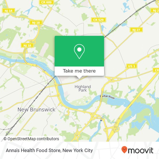 Mapa de Anna's Health Food Store