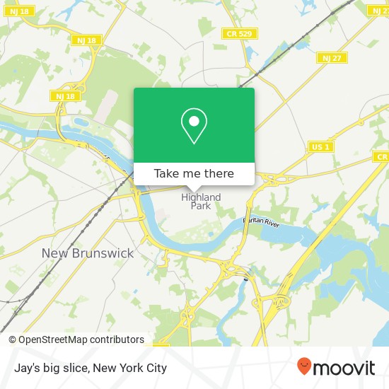 Mapa de Jay's big slice