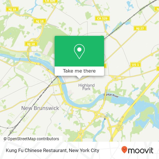 Kung Fu Chinese Restaurant map