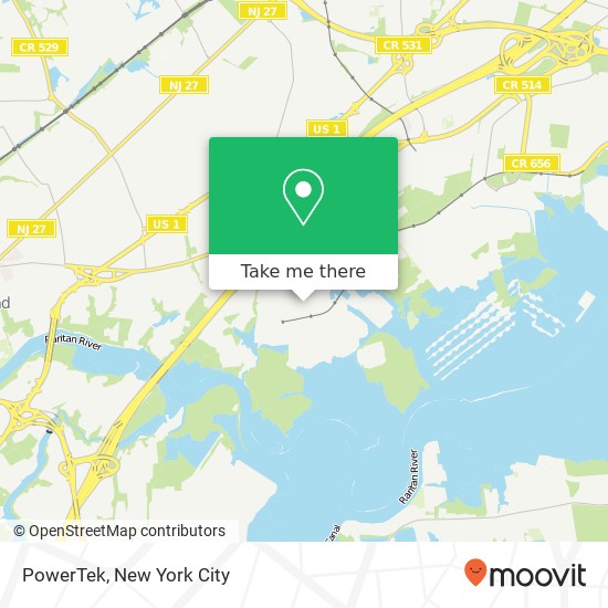 PowerTek map