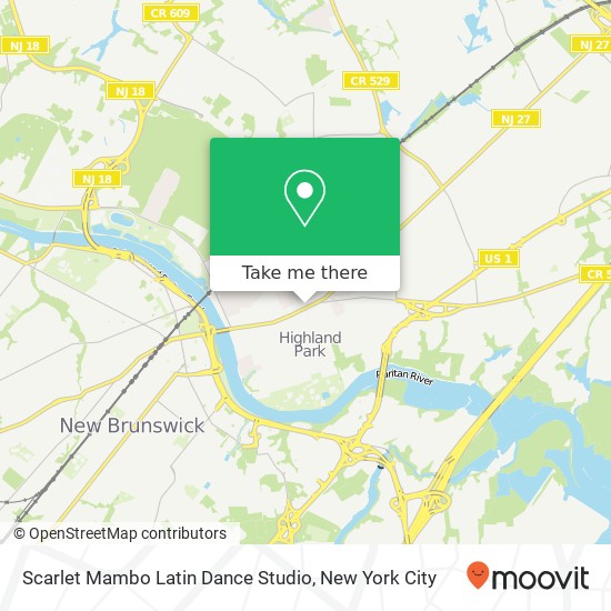 Scarlet Mambo Latin Dance Studio map