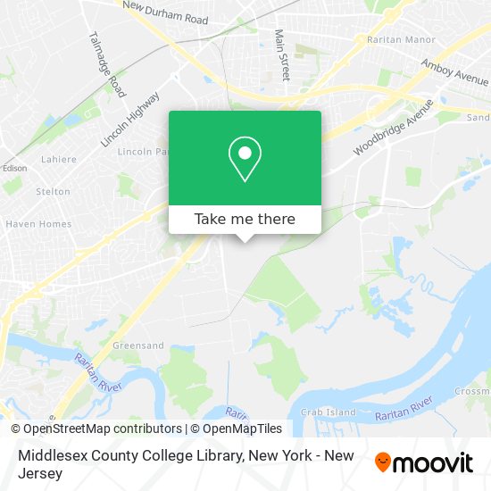 Mapa de Middlesex County College Library