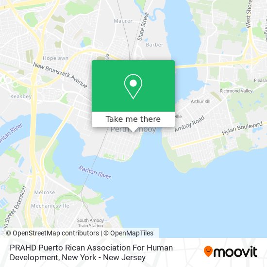 PRAHD Puerto Rican Association For Human Development map