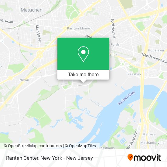 Mapa de Raritan Center