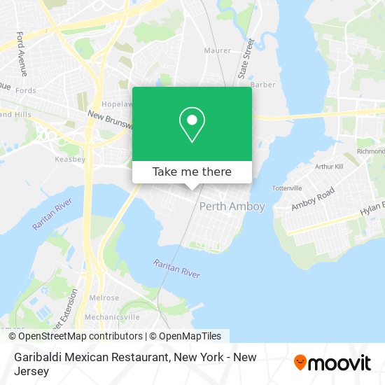 Mapa de Garibaldi Mexican Restaurant