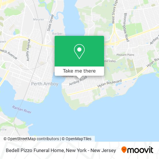 Bedell Pizzo Funeral Home map