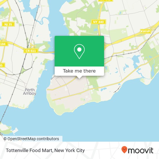 Mapa de Tottenville Food Mart
