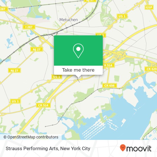 Strauss Performing Arts map
