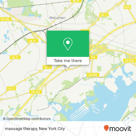 Mapa de massage therapy