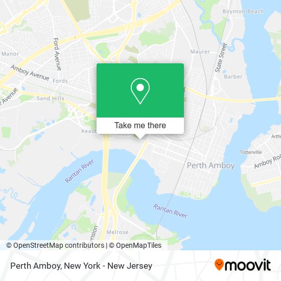 Perth Amboy map