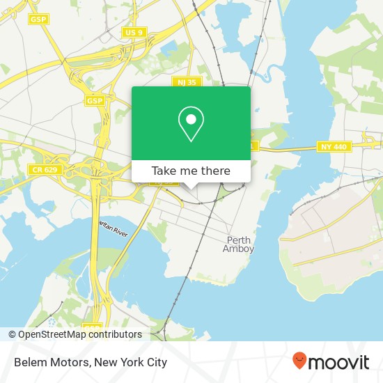 Belem Motors map