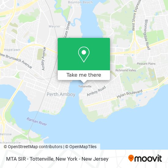 MTA SIR - Tottenville map