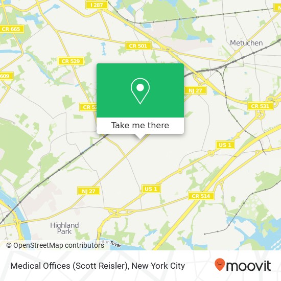Mapa de Medical Offices (Scott Reisler)