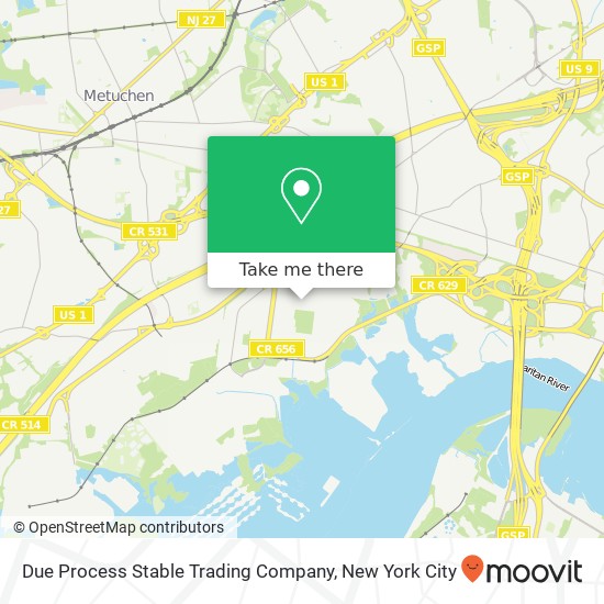 Due Process Stable Trading Company map