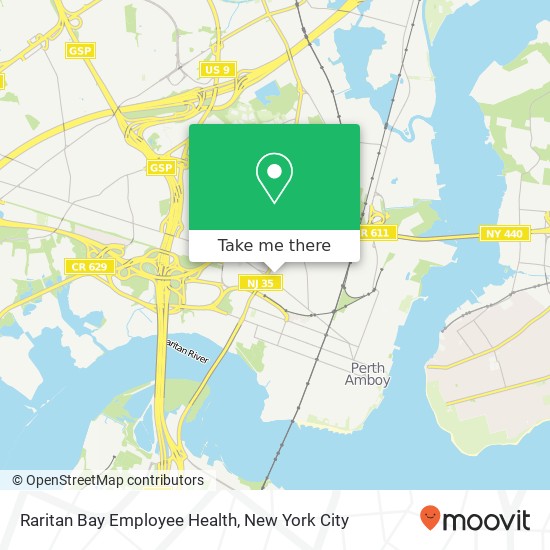 Mapa de Raritan Bay Employee Health