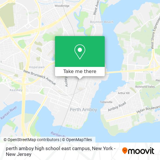 perth amboy high school east campus map