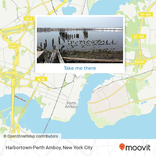 Mapa de Harbortown-Perth Amboy