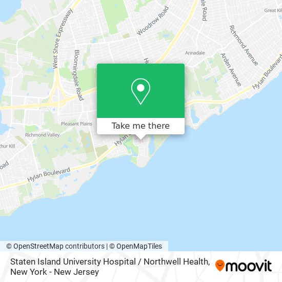 Staten Island University Hospital / Northwell Health map