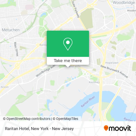 Raritan Hotel map