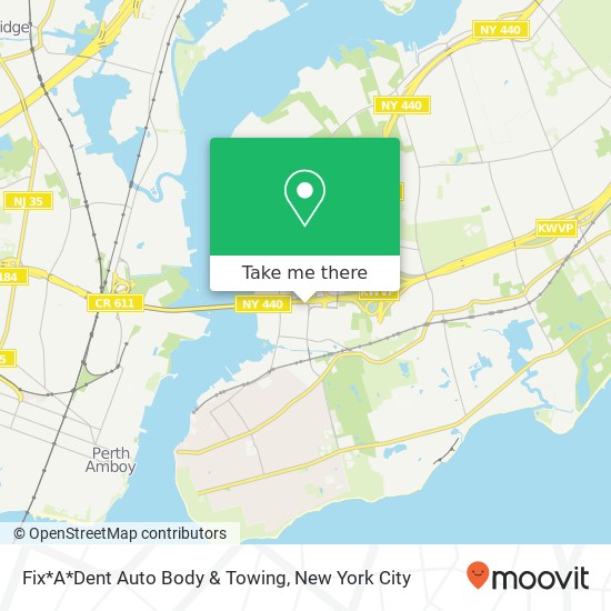 Fix*A*Dent Auto Body & Towing map