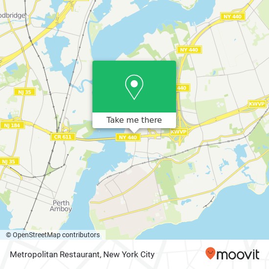 Metropolitan Restaurant map