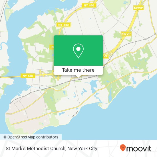 St Mark's Methodist Church map